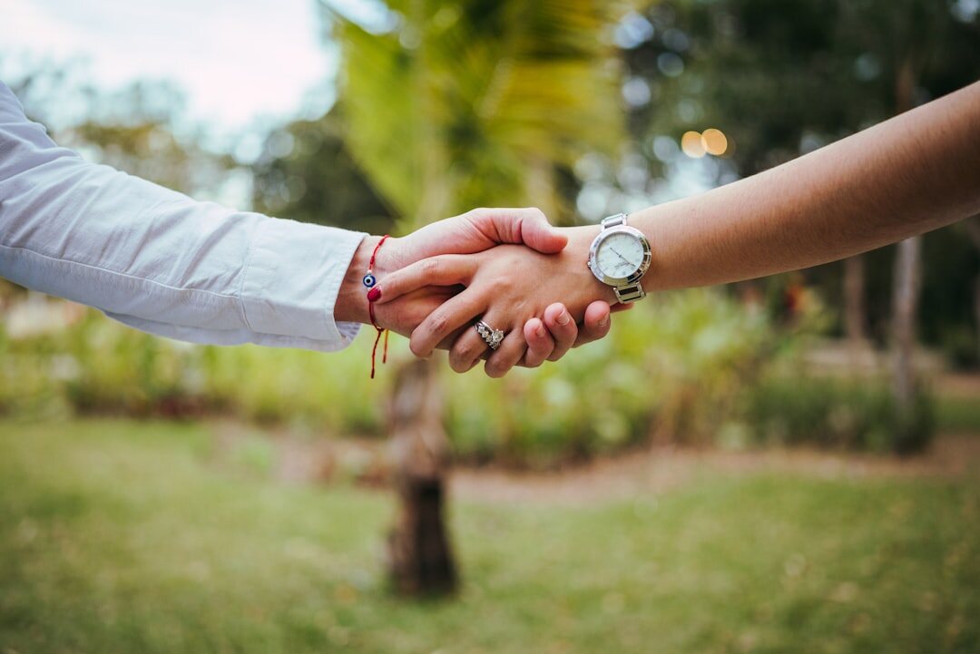 business people shaking hands